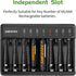 Shentec 4 Packs 2500mAh Rechargeable AA Batteries and 4 Packs 1000mAh Rechargeable AAA Batteries with Smart 8 BayAAA AA Battery Charger (USB Fast ...