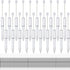 20Pcs White Beadable Pens Plastic Bead Ballpoint Pens Bulk with 50Pcs Black Ink Cute Cool Diy Pens for Journaling Women Teacher Graduation Christm...