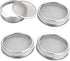 Sprouting Lids WIDE MOUTH 316 Stainless Steel Mesh Lid Sprouting Strainer Lids Kit for Mason Jars Canning Lids Growing Alfalfa Sprout Seeds Salad ...