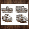Old Truck Stencil | Reusable Vintage Car Stencils for Painting on Wood, Glass, Wall, Rock, Fabric, Walls, Canvas, Glassware | Vintage Red Truck St...