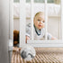 Baby Gate Wall Protector - Protect Walls & Doorways from Pet & Dog Gates - Pressure Mounted Gates Work on Stairs - Gates Wall Cups - 4 Pack - Whit...