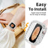 Bling Bumper Case Women Compatible with Apple Watch 45mm Full Diamond Protective Face Cover PC Frame Protector Accessories for iWatch Series 7/8/9...