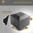 DANTE Luxury Engagement Ring Box With Light - Plush Velvet Wedding Case - Automatic LED Light Up Box - Premium Black - Ideal for Proposal, Anniver...