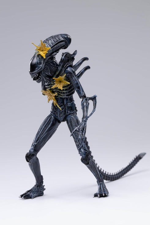 Hiya Toys Exquisite Mini Series 1/18 Scale 5 Inch Aliens Battle Damage Alien Warrior Action Figure...