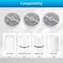 KEEPOW HEPA Filter Replacement Compatible with Frida Baby Air Purifier 3 in 1, RIGOGLIOSO Air Purifier GL2103, JINPUS GL-2103, LTLKY 900S, 4 Pack...
