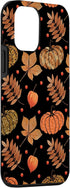 iPhone 12 mini Fall Leaves and Pumpkins Pattern Halloween Autumn Gifts Case...