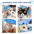 2pcs dog washing gloves and dog bath brush, 2-in-1 pet shower set | Suitable for dogs, cats, bath massage, and pet grooming...