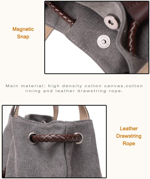 Women Printing Canvas Shoulder Bag Casual Hand Bags Purse Retro Tote Bags...