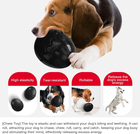Stuffable Dog Toys,Durable Dog Chew Toy Interactive Slow Feeder Tough Puzzle Toys,Natural Rubber Treat Dispensing Dog Toys for Aggressive Chewers ...