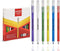 Matador HI-SCHOOL Ballpen, Fine-Point (0.6 mm), Black Ink, 6 different Colorful Bodies, Round Barrel Design, Smooth & Instant Writing, 24 Counts...