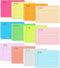 (12 Pack) to Do List Sticky Notes, 3x4 in Post, 504 Sheets to Do lined Sticky Notes, 12 Colors to Do List Notepad, to Do List Planner, Daily to Do...