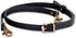 Genuine Leather Purse Strap Replacement ~ Womens Crossbody Bags 48"-57" Long Adjustable Strap, Black with Brass accessories...