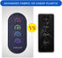 Key Finder with Thinner Receivers & Advanced Fabric Remote, SIMJAR 80dB+ RF Item Locator with 131ft Working Range, 1 RF Transmitter & 4 Receivers...