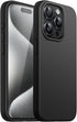 JETech Silicone Case for iPhone 15 Pro 6.1-Inch, Silky-Soft Touch Full-Body Protective Phone Case, Shockproof Cover (Black)......