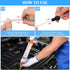 500CC Automotive Fluid Extractor Pump 500CC Fluid Extractor Manual Fluid Extractor Oil Extractor Pump Syringe Pump for Gasoline Hand Cleaner for P...