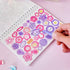 2300PCS Scrapbook Stickers Cute Butterfly Stars Heart Stickers Self Adhesive Korean Bows Ribbons Stickers Book for Kids Girls Boys Aesthetic Craft...