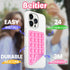 4PCS Silicone Suction Phone Case Mount, Hands-Free Phone Accessories Holder, Durable Strong Grip Holder for Selfies and Videos, Silicon Phone Stan...
