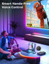 Continuous Connection RGB+IC 300LED Strip Lights, 50FT Smart LED Lights for Bedroom, Bluetooth LED Lights APP Control, Color Changing LED Lights M...