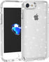 TENOC Phone Case Compatible with iPhone SE (2nd 2020 and 3rd 2022 Generation) & iPhone 7 & iPhone 8, Glitter Case Clear Sparkling Protective Bumpe...