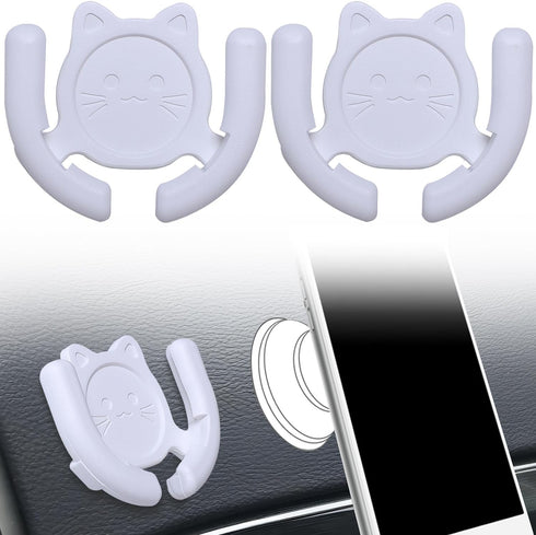 Multi-Surface Holder Car Mount 2 Pack Compatible for Popsocket Holder Grips Hand-Free Device Support Accessories Home Office Desk Wall Mount Cute ...