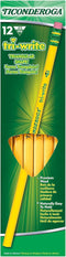 Ticonderoga 13856 Tri-Write Woodcase Pencil, HB #2, Yellow, Dozen...