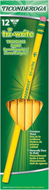 Ticonderoga 13856 Tri-Write Woodcase Pencil, HB #2, Yellow, Dozen...