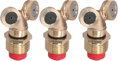 Garden Misting Spray Nozzle, 3Pcs Agricultural Spray Nozzle with Filter G 1/2 Male Thread Irrigation Mist Sprinkler Head Water Sprinklers Mister H...