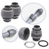 Non-Metallic Liquid Tight Conduit Connector, Flexible Conduit Fittings Electrical PVC Fittings (1 inch, 5pcs)...