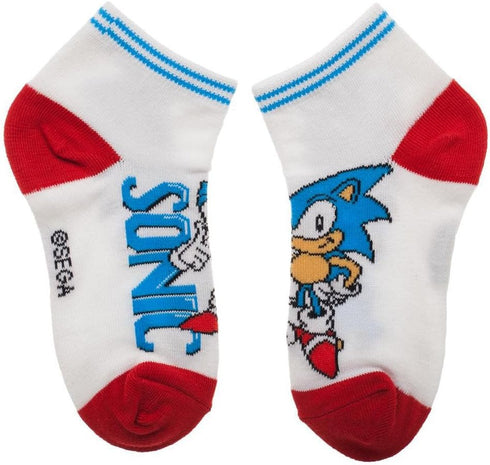 Bioworld Sega Sonic The Hedgehog Youth Ankle Socks 4 PAIRS...