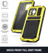 for iPhone 15 Pro Max Case, Life Waterproof Shockproof Hard Case Aluminum Metal Gorilla Glass Military Heavy Duty Sturdy Protector Cover for iPhon...