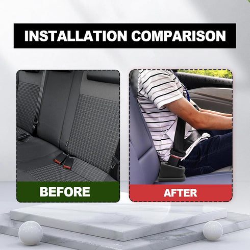 2Pcs Safety Belt Buckle Holder Booster, Easy Access to The Buckles of Rear Seats Car Accessories - Auto Safety Belt Guard Friendly to Kids, and Pa...