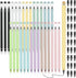 30 Pcs Inkless Pencil Everlasting Reusable Pencil with 30 Nibs Pencil with Eraser Eternal Aesthetic Inkless Pencil for Writing Drawing Home Office...