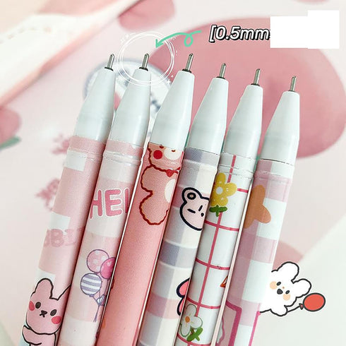 YIKANGHENG 30 Pcs Fine Point Cute Pens, 0.5mm 30 Different Random Styles Blue Ink Kawaii Gel Pens for Office, Study, Gift and Home Supplies (Blue)...