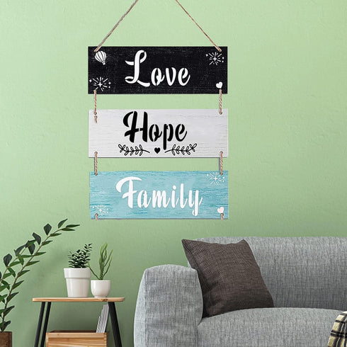 1 Inch Letter Stencils for Painting on Wood, 62 Pcs Calligraphy Alphabet Stencils and Number Stencils, Cursive Lettering Stencil Upper and Lowerca...