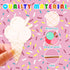 40 Pieces Unfinished Summer Ice Cream Wooden Cutouts, 8 Styles Ice Cream Wood Slices Unfinished Wood Cutouts Blank Wooden Paint Crafts for Kids Bi...