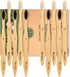 Bamboo Toothbrushes (10 Pack), BPA Free Toothbrush Medium with Firm Bristles, Eco-Friendly, Natural Biodegradable & Compostable Charcoal Wooden To...