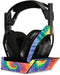 MightySkins Glossy Glitter Skin Compatible with Astro A50 Wireless Headphones + Base Station (Gen 4) - Tie Dye Spiral | Protective, Durable High-G...