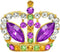 Mardi Gras Pin for Women Mardi Gras Brooch Pins Crystal Rhinestone Mardi Gras Enamel Pin Mardi Gras Lapel Pin Mardi Gras Jewelry Pins for Women Gi...