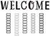 Teacher Created Resources Black and White Welcome Bulletin Board (TCR6805)...