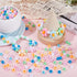 SUNNYCLUE 800Pcs Pony Beads Bulk 6x9mm Large Hole Opaque Pony Bead Pink Blue Green White Colored Plastic Pony Beads for Crafts Jewelry Making Bead...