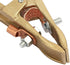 Fafeicy Welding Ground Clamp, Brass Material A Shape Ground Welding Earth Clamp Brass Welding Clamp for Welding Machine Used in Shipyards, Machine...