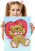 DIAMOND DOTZ ® - Relax-A-Bear, Partial Drill, Round Dotz, Diamond Painting Kits, Diamond Art Kits for Adults, Gem Art, Diamond Art, Kits, 13.8"x10...