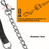 Heavy Duty Metal Dog Leash, 6 FT Chew Proof Pet Leash Chain with Soft Padded Handle for Large & Medium Size Dogs (6 FTx3 mm (30-120 lbs))...
