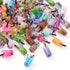 Cheriswelry 100pcs Glass Bottle Pendants Resin Fruit Juice Charms Colourful Drink Cup Milk Tea Dangle Pendants with Loop Hang Ornament Decoration ...