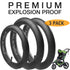 Two 16'' x 1.5/1.75 R and One 12.5'' x 1.75/2.15 F Premium Explosion Proof Inner Tire Tube for All BOB Revolution & Stroller Strides - BOB Strolle...