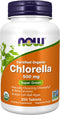 NOW Supplements, Organic Chlorella 500 mg with naturally occurring Chlorophyll, Beta-Carotene, mixed Carotenoids, Vitamin C, Iron and Protein, 200...