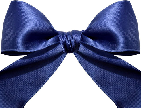 Morex Ribbon 03540/25-059 Double Face Satin Ribbon 1.5" X 27 YD Denim Ribbon for Gift Wrapping, Birthday Gift Cards, Satin Dress for Women, Silk R...