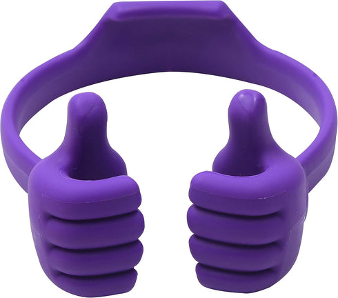 Honsky Thumbs-up Cell Phone Stand Holder, Tablet Stand Cradle for Desk Desktop Smartphone Cellphone Mobile Phone Tablets – Universal Adjustable Fl...