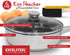EXCELSTEEL Non Stick Easy Use Rust Resistant Home Kitchen Breakfast Brunch Induction Cooktop Egg Poacher, 6 Cup, Stainless Steel, Round...
