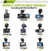 S503 Suction Cup Dash Cam Mount Holder (5th Gen) with 3pcs 360 Rotating Joints for Rove Nexar Z-Edge Kingslim iiwey NIUTA and Most Other Car Dash ...